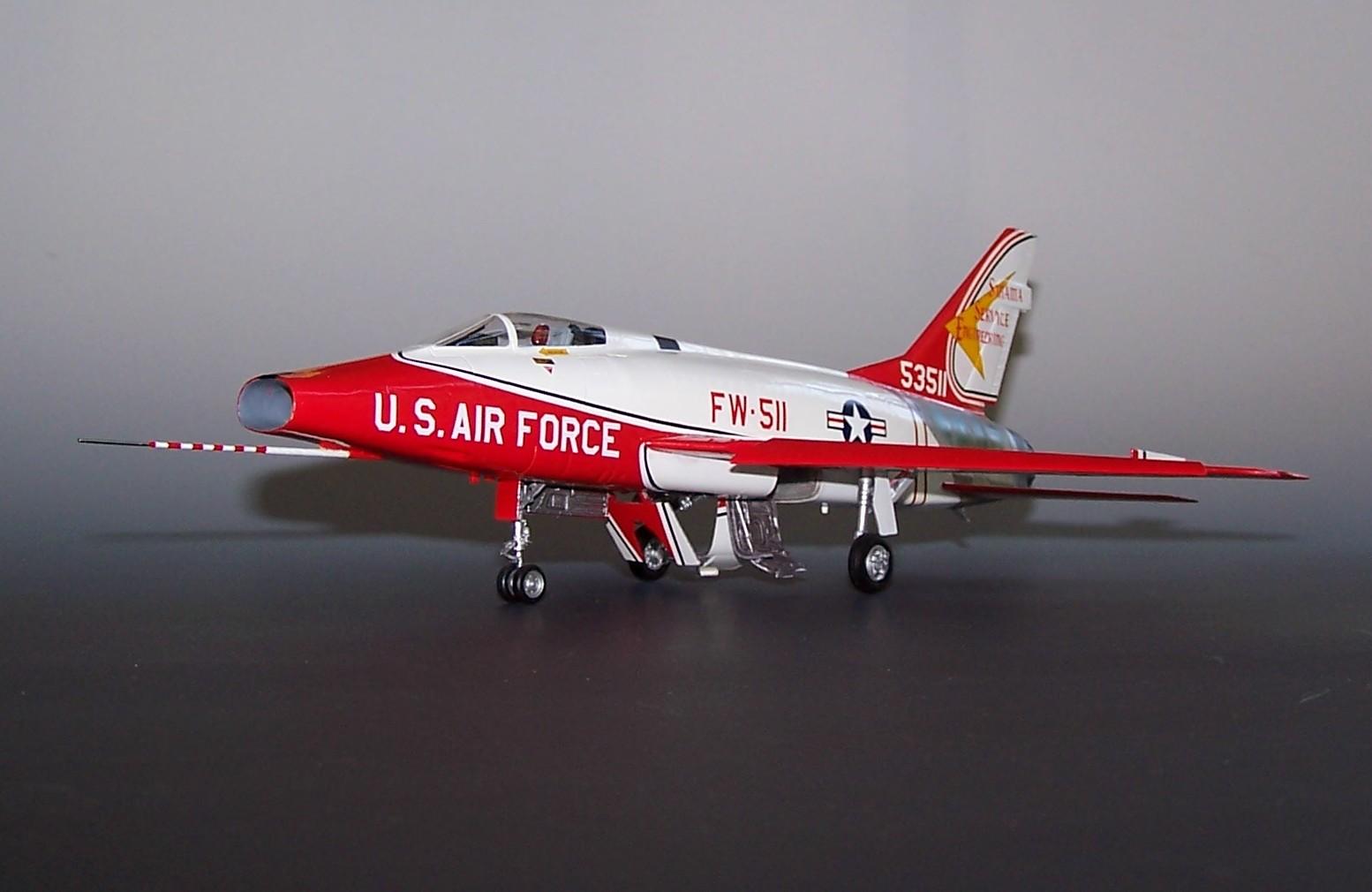 Photo of Super Sabre #55-3511 in SMAMA Colors. 
     Click on the picture to enlarge it.