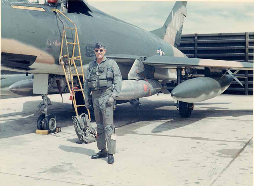 F-100D #56-3073, pilot Harold Beasley