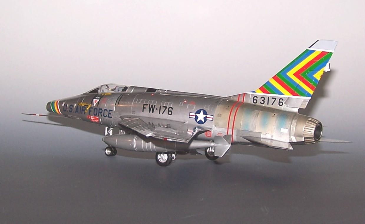 Photograph of Super Sabre #56-3187, 474th FBW, 429th FBS.