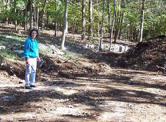 Completed F-100 building clearing -- ready for concrete