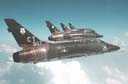 Picture of a formation of Huns over Vietnam.
               Click on this picture to start the video.